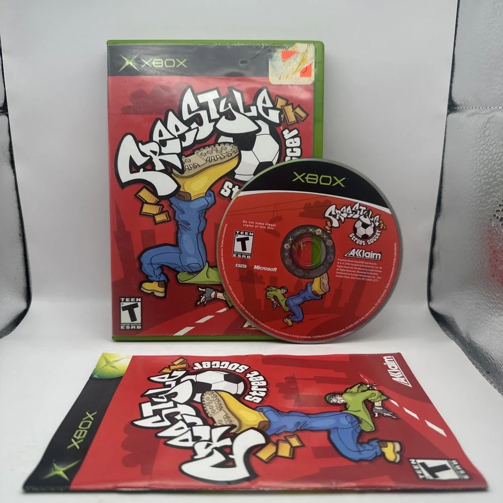Freestyle Street Soccer Blockbuster Exclusive XBOX 2004 CIB Complete Manual